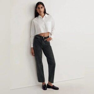 Madewell Mid Rise The Perfect Vintage Jean Faded Black Size 26T